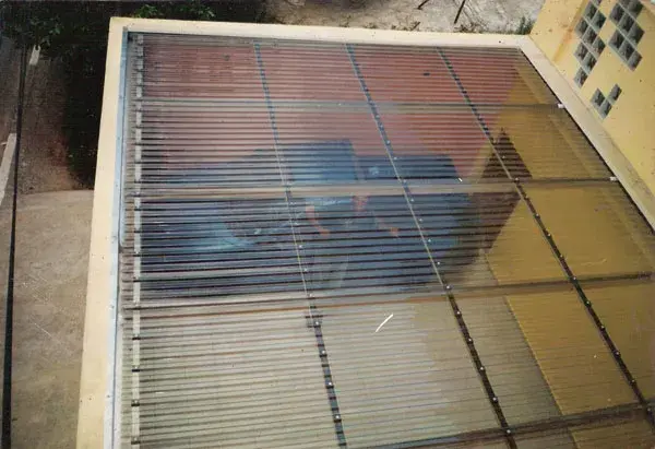 Cobertura de telhas sanduíche