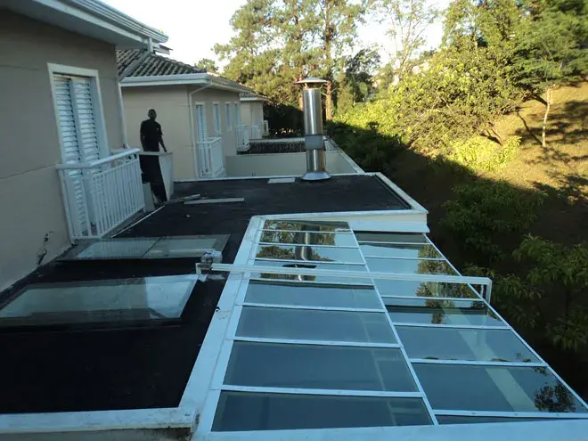 Cobertura Policarbonato Retrátil